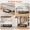Somdot Under Bed Storage with Wheels, 2 Pack Under Bed