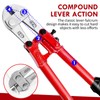 CCLIFE Bolt Cutter 300mm Cr-Mo Cutting Capacity 4mm Professional Bolt