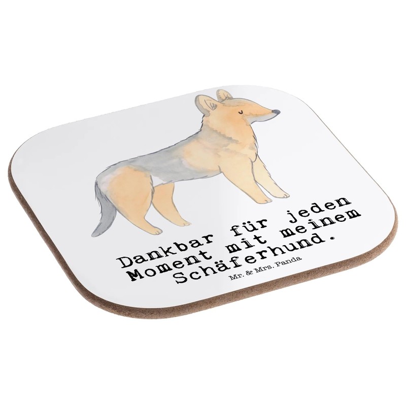 Mr. & Mrs. Panda Square Coasters Shepherd Moment Gift German