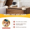 4PACK Edge Corner Protector Baby Proofing, Hefty-Fit Heavy-Duty Soft NBR