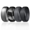 ROQ Silicone Wedding Bands for Men - Breathable Elegant Design
