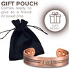 Willis Judd JESUS Men's Pure Copper Magnetic Therapy Adjustable Bracelet