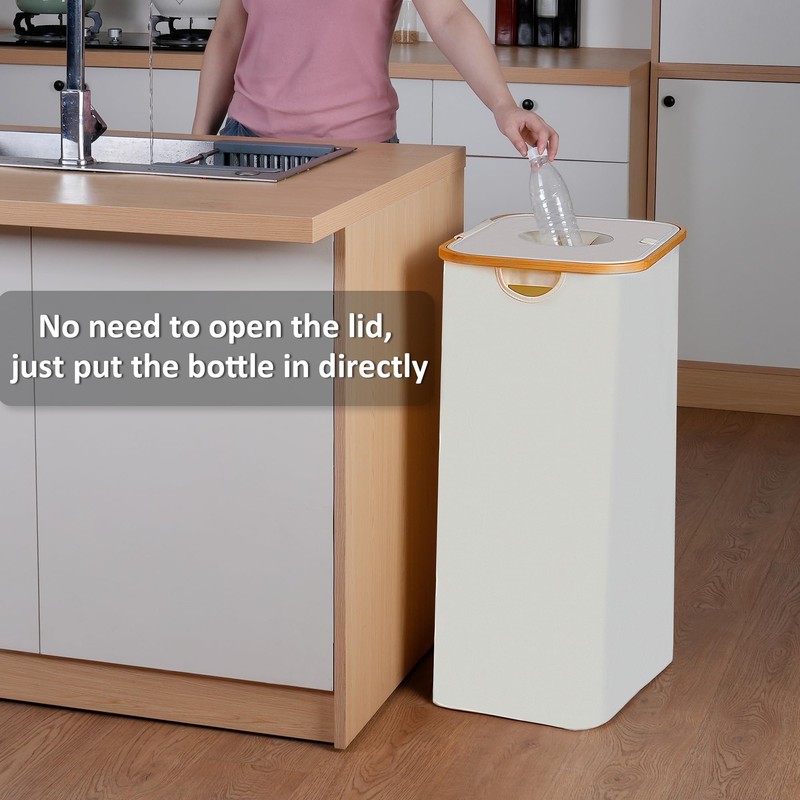 iEGrow 29 Gallons Recycling Bins for Kitchen, Indoor Recycle Bins