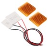 ALAMSCN 2PCS TEC1-12706 Thermoelectric Cooler Cooling Peltier Plate Module 12V