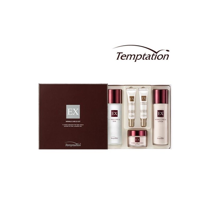 Temptation 한국화장품 템테이션 링클 케어 EX 기초세트 Korean Cosmetics Temptation