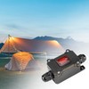 QWORK Inline Cord Switch with Red Indicator Light, IP67 Waterproof,