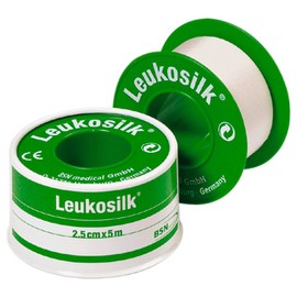 Leukosilk 2,5 cm x 5 m Fixierpflaster, 1 St. Pflaster