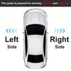 Kacepar Door Check Strap Stopper Limiter, Front Left/Right Door Check