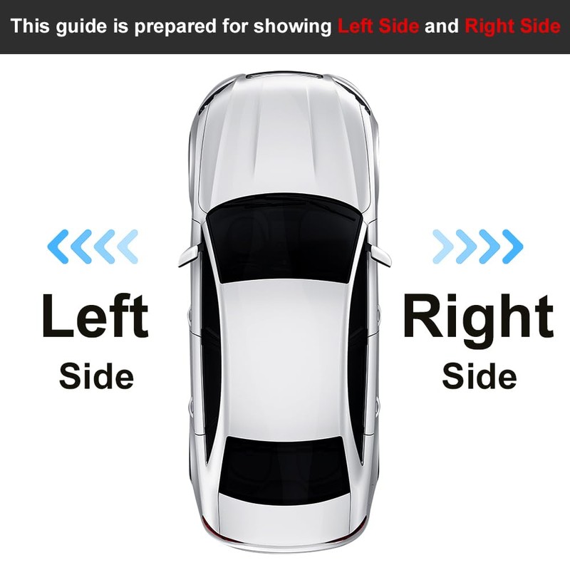 Kacepar Door Check Strap Stopper Limiter, Front Left/Right Door Check