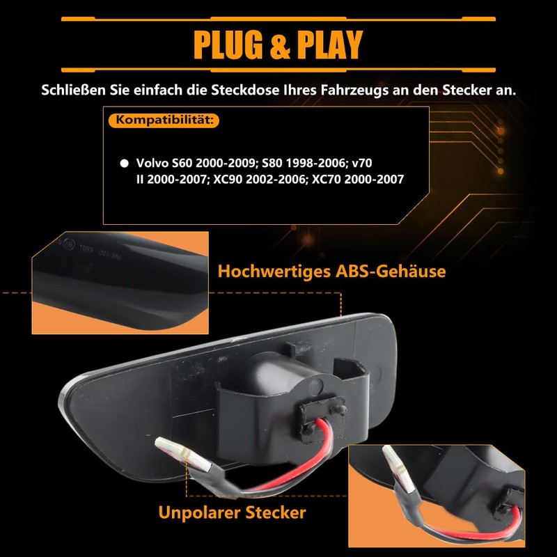 GSOWO Indicator Side Indicator with Canbus Error Free 2835 SMD