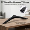 TV Stand Base Replacement for Hisense 40-65 Inch Smart TV,