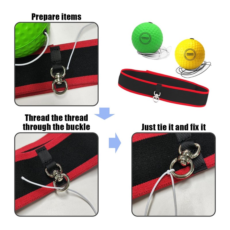 NyxSeat 1 Piece Boxing Training Ball, Boxing Reflex Ball, Boxing