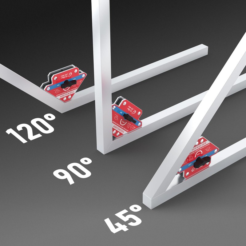 YESWELDER Switchable Arrow Welding Magnet 33-44LBs On/Off Switch Arrow Magnetic