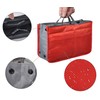 Vercord Purse Organizer,Insert Handbag Organizer Bag in Bag Red M