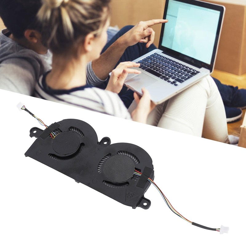 Laptop CPU Cooling Fan, Fast Heat Dissipation, 4 Pin Replacement