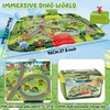 ORPER Toys 186 Pcs Dinosaur Race Track Set Toys for