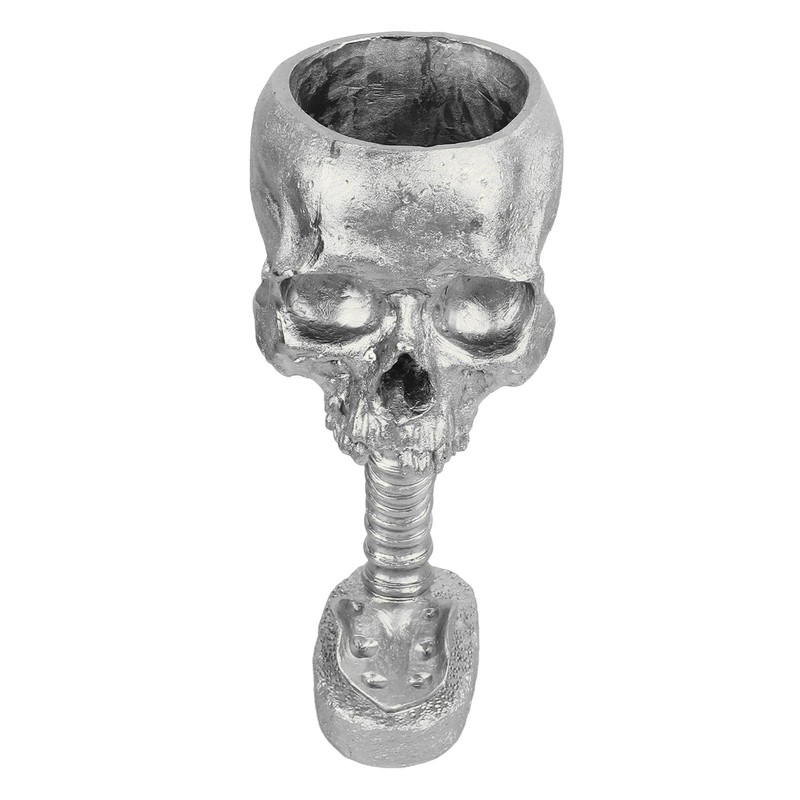 Skull Planter Spine Stand Set Innovative Exquisite Decorative Hand Painted