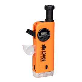 Kenko LK-ST7 Microscope Outdoor Kit, 7-in-1, 30x Microscope, 8x Monocular, Magnifier, Clock, Compass, Whistle, LED Light, Neck Strap Included, Orange