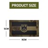 EOWVISN 1 Piece Camo Tactical Patch, Nylon Patch, Bundeswehr Patch,