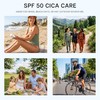 Centella Sunscreen SPF 50, Moisturizing Sunscreen Facial Serum, Daily UV
