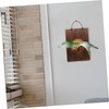 SUPVOX Hanging Wooden Plaque for Plant Display Rustic Decor Sign