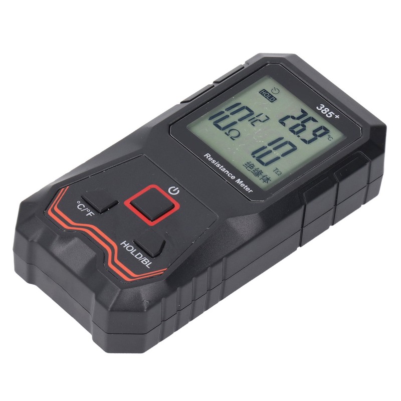 Resistance Tester LCD Display Auto Recognition Quick Response Resistance Meter