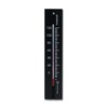 Analog Wall Thermometer Beechwood 7.8 inch Fahrenheit Temperature Scale (Black)
