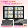 Card Binder 9 Pocket, with 50 Removable Sleeves, 900 Pockets