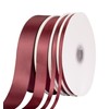 Double Faced Satin Ribbon, 25mm X 91M, Solid Polyester Ribbon