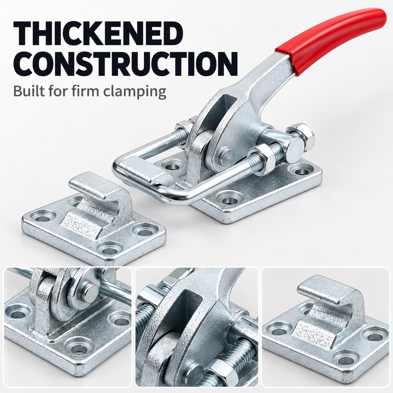 40380 Heavy Duty Adjustable Pull Latch Toggle Clamp, 3400 kg