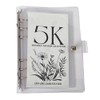 Peakloong 12-Month Money Saving Challenge Binder, 5K Goal, Cash Envelopes