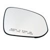 Right Heated Mirror Glass for Toyota Highlander 2014-2019, No Blind