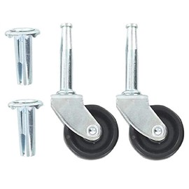 Merriway BH04886 (2 Pcs) Single Wheel Castor Socket Fix 30mm - Pack of 2 Pieces