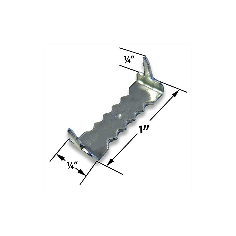 10 Pack 1 inch Pro Quality Zinc Plated Steel Nailess