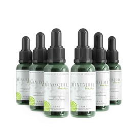 Tratamiento auxiliar para Crecimiento de Barba con concentrado de bergamota 6 frascos de 50 ml