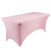 Tablecloths Stretchy Breathable Washable Lightweight Table Cover for Salon Party