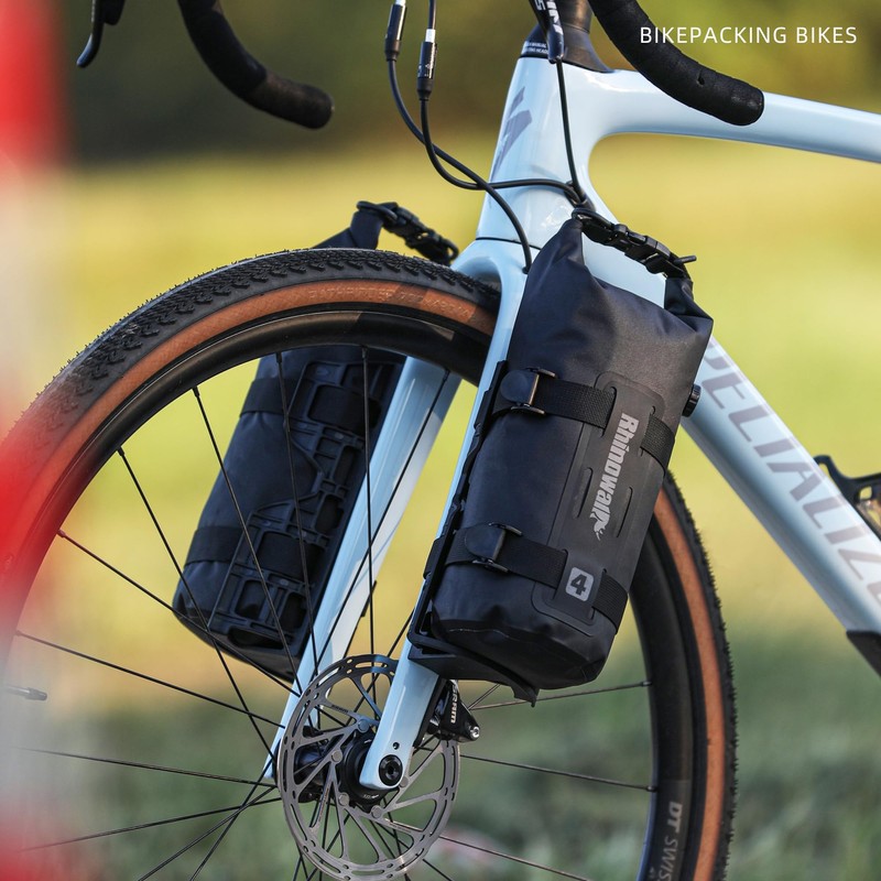 Rhinowalk Waterproof Bicycle Pannier Bag 4L Bike Front Fork Bag