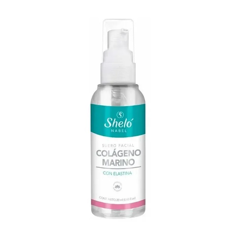 Sérum Hidratante Sheló Nabel Colágeno Marino Elastina Día/Noche 20ml