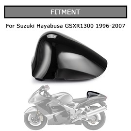 PSLER Cowl Rear Seat Cover Rear Seat Fairing Cover for Suzuki Hayabusa GSXR1300 1996-2007 (Black)