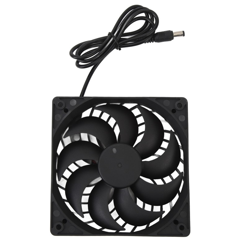 Solar Panel Fan 10W Exhaust Fan Dual Layer Metal Shell