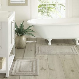 Tommy Bahama Isla Bath Rug Set, 17x24, Grey