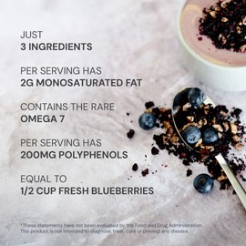 Blueprint Bryan Johnson Blueberry Nut Mix - Real Blueberries, Roasted Macadamia Nuts and Walnuts - No Additives or Added Sugars - Keto and Paleo Friendly - 170mg Polyphenols (30 Servings)