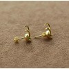 Importacion Aretes Sylvie Loki Princesa De Asgard Enchapados En Oro