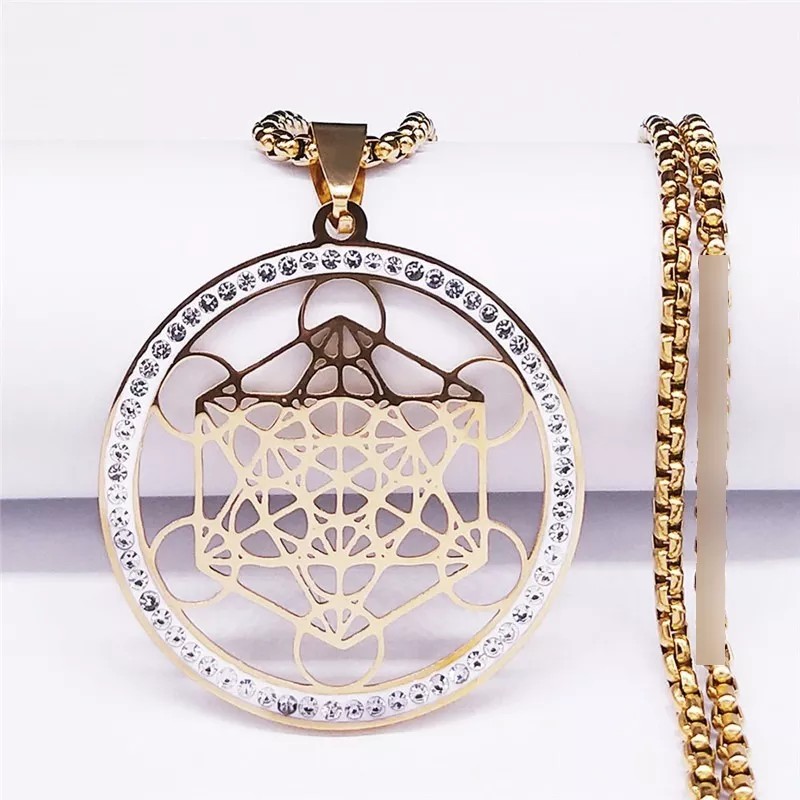 TENDER LIHOME Dije Collar Metatron Arcángel Sello De Protección Espiritual