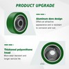 CWfutureparts 5"X2" Caster Wheels, Heavy Duty Casters Wheels with Brake,