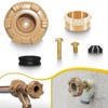 Datrenm RK-14MH Outside Faucet Repair Kit Metal Handle Compatible with