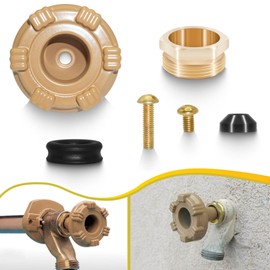 Datrenm RK-14MH Outside Faucet Repair Kit Metal Handle Compatible with Woodford Model 14,Model 18