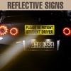 SIGNOGRAFX Please Be Patient Student Driver Car Magnet sign, New