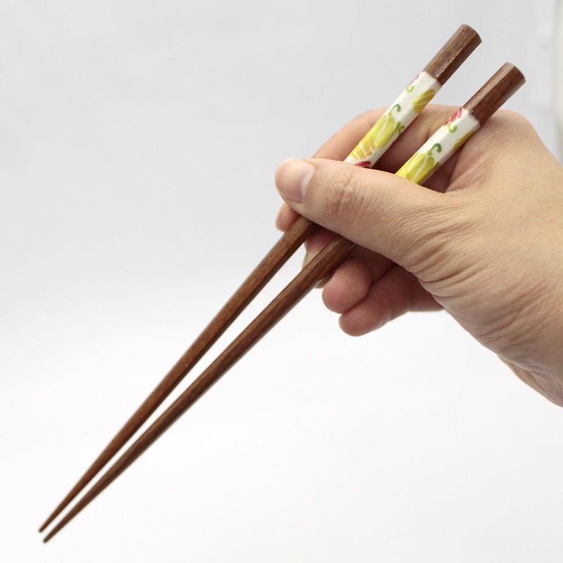 Ishida 11621 Chopsticks Made in Japan Hexagonal Paprika 9.1 inches