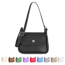 Tonny Black Women's Shopper Bag - Large Capacity Waterproof Zip Inside Pockets - Stylish Handbag for Work, Travel & Daily Use, black